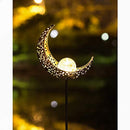 Homeimpro Garden Solar Lights Pathway Outdoor Moon