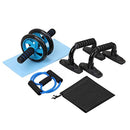 Lixada 5-in-1 AB Wheel Roller Kit Spring Exerciser