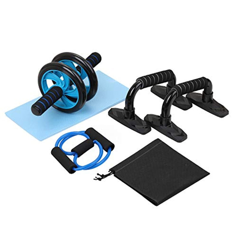 Lixada 5-in-1 AB Wheel Roller Kit Spring Exerciser