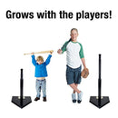 Crown Sporting Goods Youth Adjustable Height Baseball Batting Tee