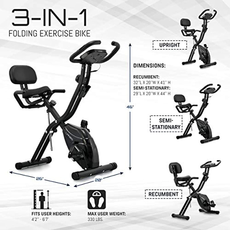 Lanos Folding Exercise Bike