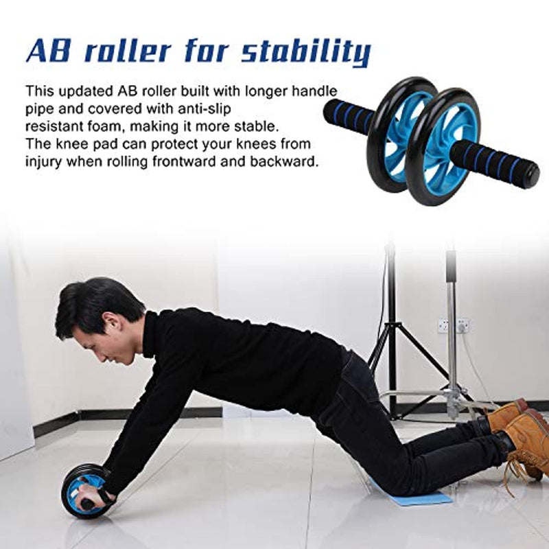 Lixada 5-in-1 AB Wheel Roller Kit Spring Exerciser