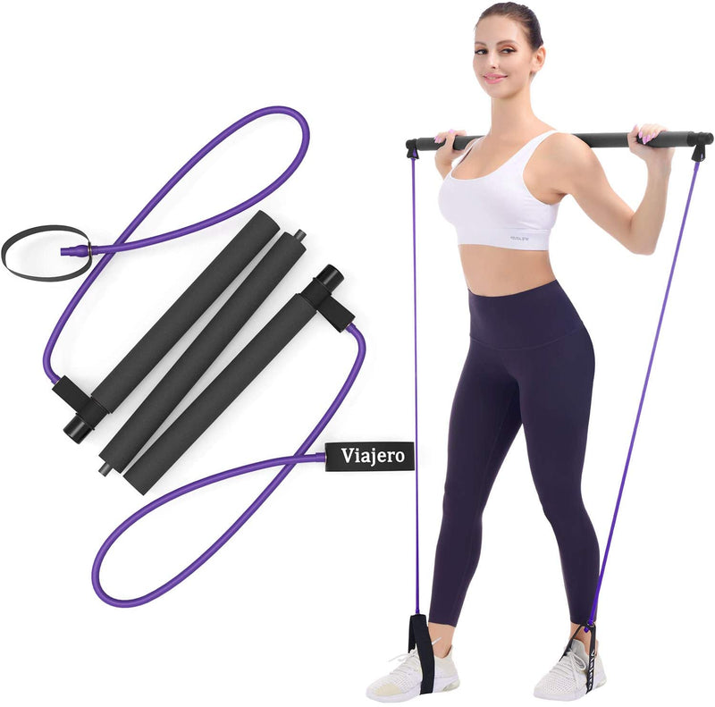 Viajero Pilates Bar Kit for Portable Home Gym Workout