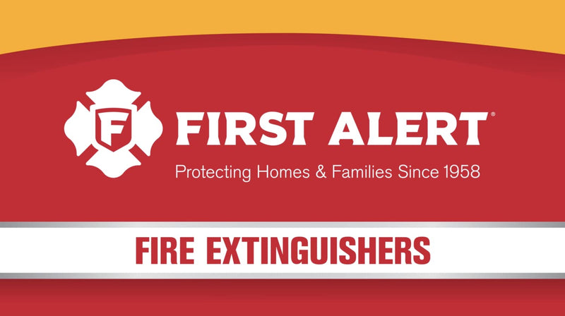 First Alert 1038789 Standard Home Fire Extinguisher, Red